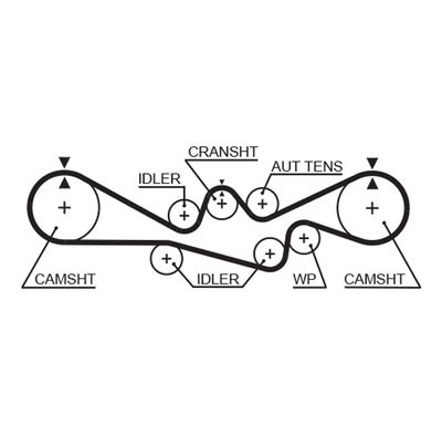 Timing Belt GATES 5241