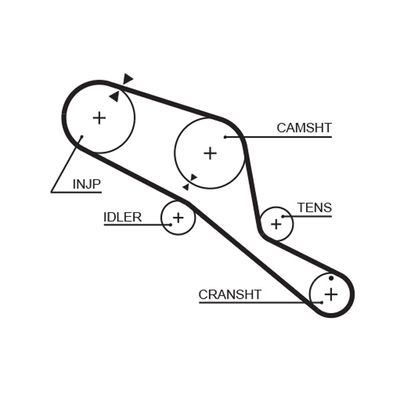 Timing Belt GATES 5303