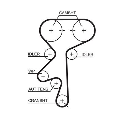 Timing Belt GATES 5369XS