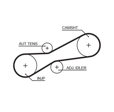 Timing Belt GATES 5494XS