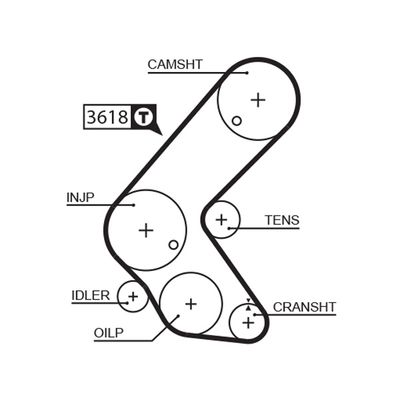 Timing Belt GATES 5563XS