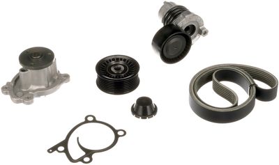 Water Pump + V-Ribbed Belt Kit GATES KP17PK1570