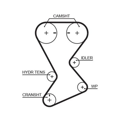 Timing Belt GATES T246