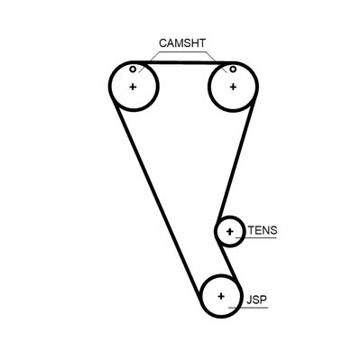 Timing Belt GATES T363HOB