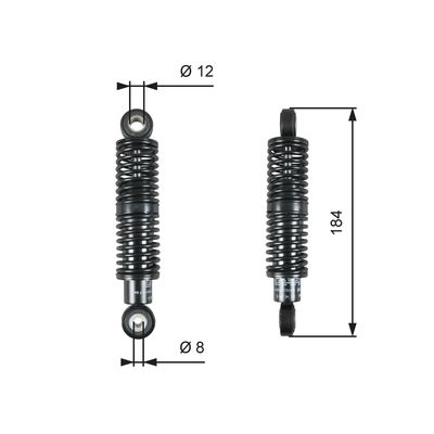 Vibration Damper, V-ribbed belt GATES T39265