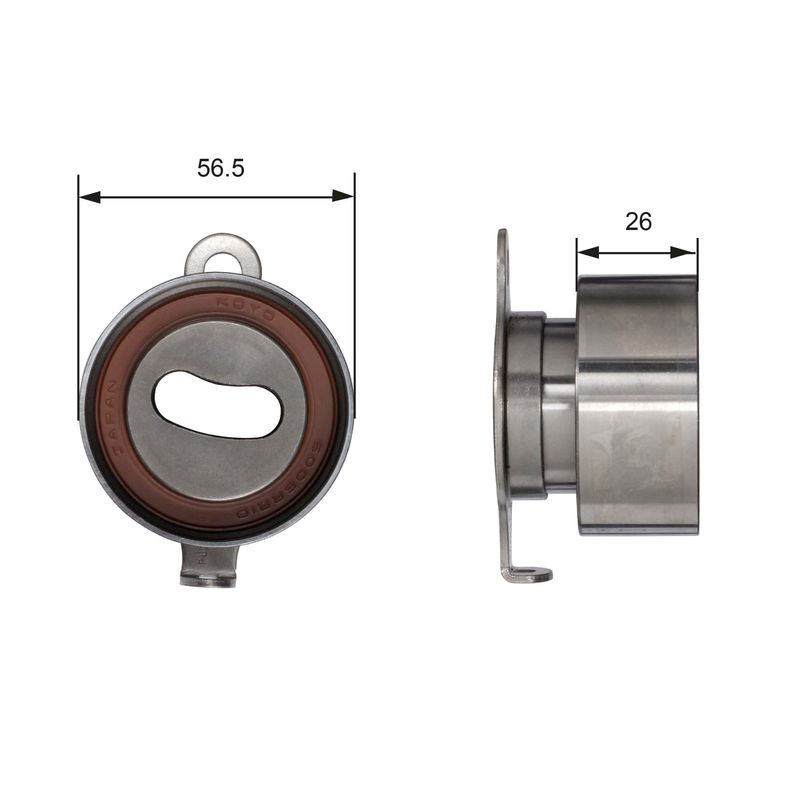 GATES T41011 Tensioner Pulley, timing belt