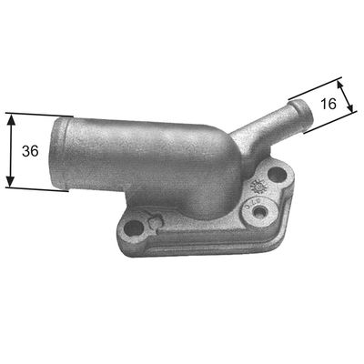 Thermostat, coolant GATES TH12087G1