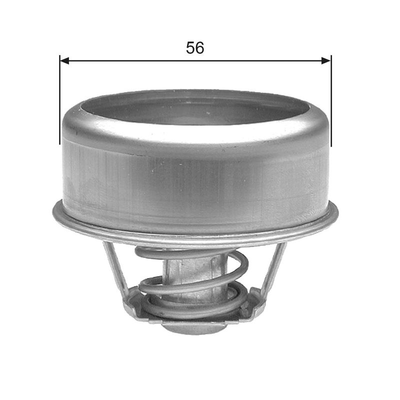 GATES TH22375 Thermostat, coolant