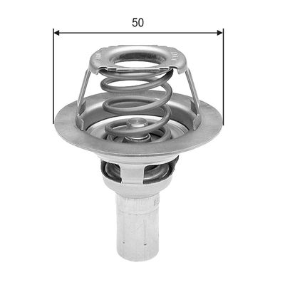 Thermostat, coolant GATES TH23491G1