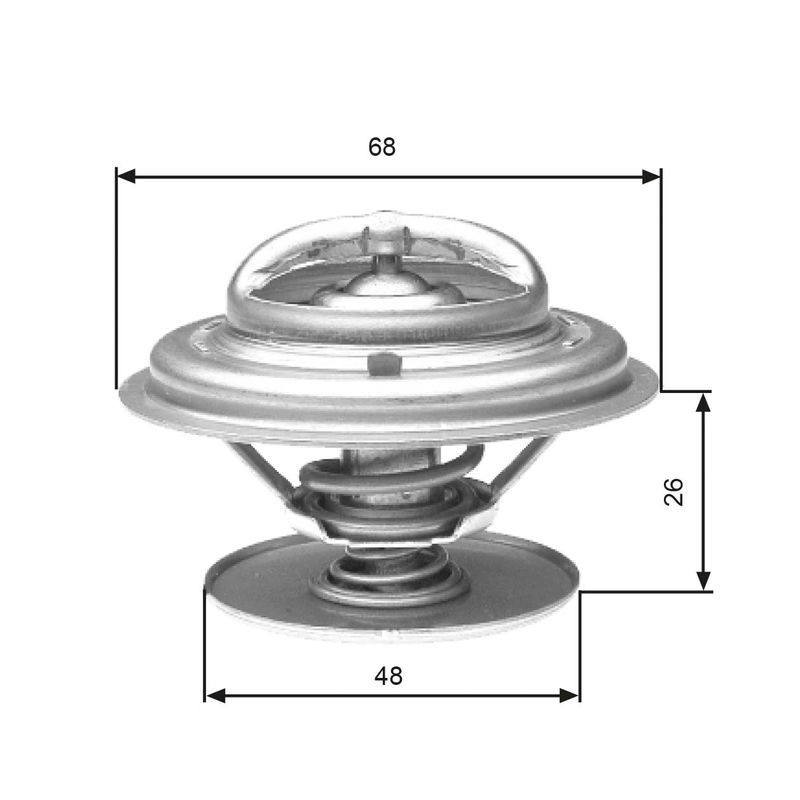 GATES TH32882G1 Thermostat, coolant