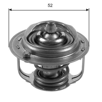 Thermostat, coolant GATES TH35682G1