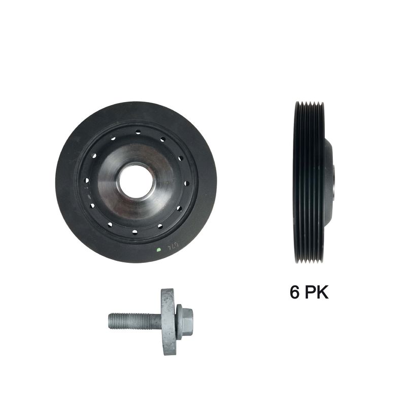 GATES TVD1113A Belt Pulley, crankshaft