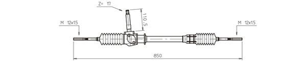 GENERAL RICAMBI AB4006 Steering Gear