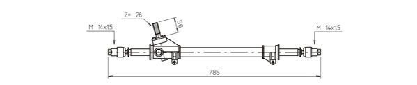 GENERAL RICAMBI CI4018 Steering Gear