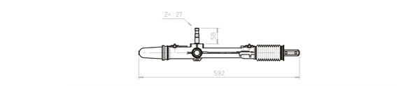 GENERAL RICAMBI CI4025 Steering Gear