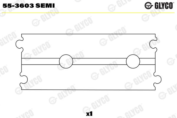 GLYCO 55-3603 SEMI Small End Bushes, connecting rod