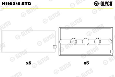 Crankshaft Bearing GLYCO H1163/5 STD