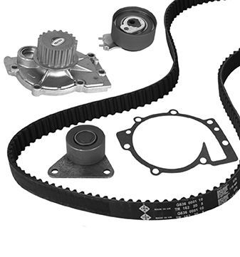 Water Pump & Timing Belt Kit GRAF KP1019-1