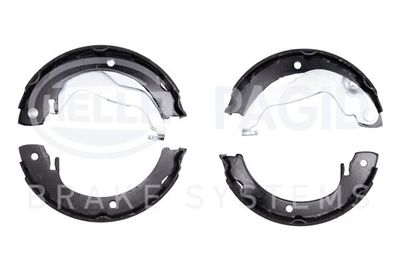 Brake Shoe Set, parking brake HELLA PAGID 8DA 355 051-041