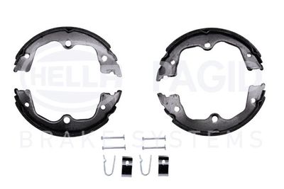 Brake Shoe Set, parking brake HELLA PAGID 8DA 355 051-071