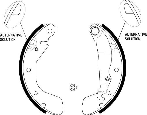 HELLA PAGID 8DB 355 001-291 Brake Shoe Set