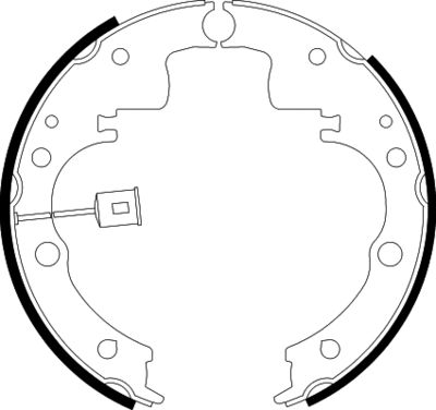 Brake Shoe Set HELLA PAGID 8DB 355 001-971