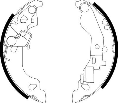 Brake Shoe Set HELLA PAGID 8DB 355 002-571