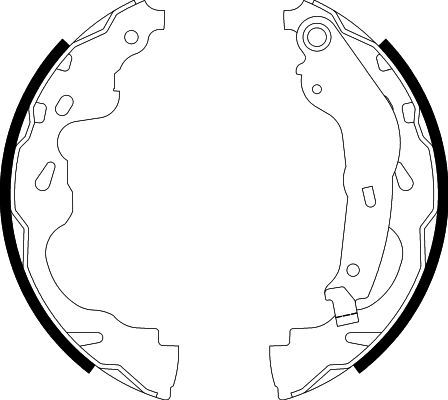 HELLA PAGID 8DB 355 002-891 Brake Shoe Set