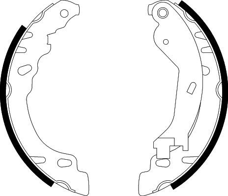 HELLA PAGID 8DB 355 002-901 Brake Shoe Set