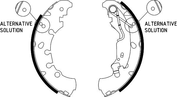 HELLA PAGID 8DB 355 002-961 Brake Shoe Set