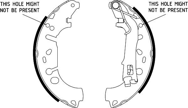 HELLA PAGID 8DB 355 002-971 Brake Shoe Set