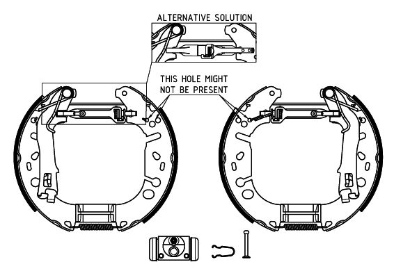 HELLA PAGID 8DB 355 005-131 Brake Shoe Set