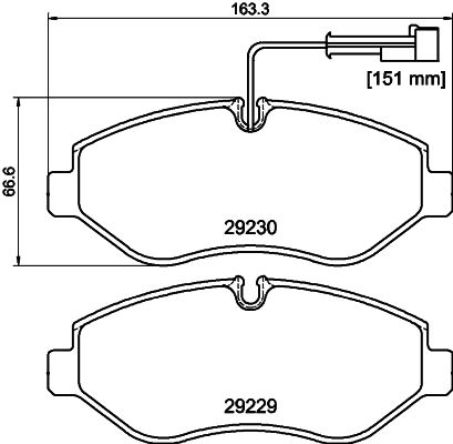 HELLA PAGID 8DB 355 005-611 Brake Pad Set, disc brake