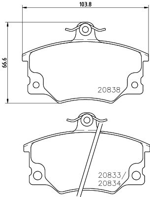 HELLA PAGID 8DB 355 005-961 Brake Pad Set, disc brake