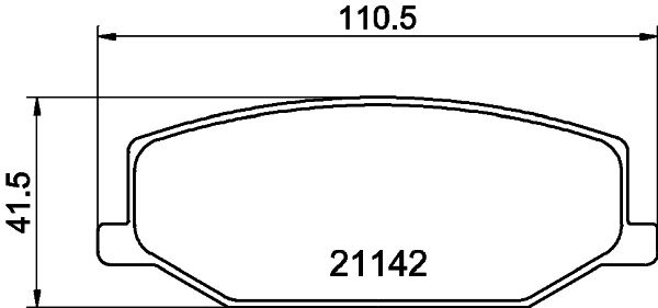 HELLA PAGID 8DB 355 006-161 Brake Pad Set, disc brake