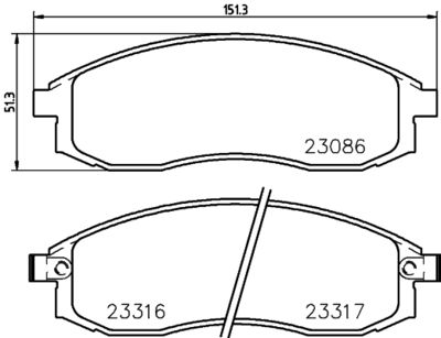 Brake Pad Set, disc brake HELLA PAGID 8DB 355 006-731