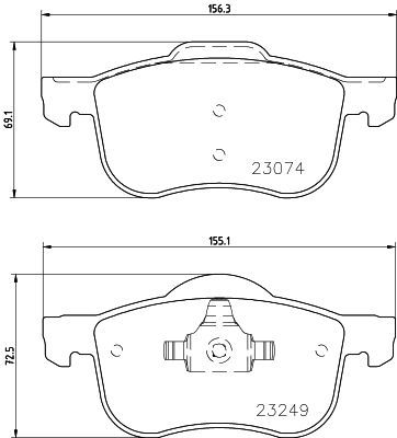 HELLA PAGID 8DB 355 006-851 Brake Pad Set, disc brake