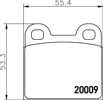 HELLA PAGID 8DB 355 006-991 Brake Pad Set, disc brake