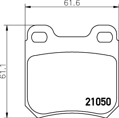 HELLA PAGID 8DB 355 007-381 Brake Pad Set, disc brake