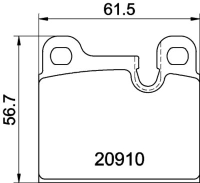 Brake Pad Set, disc brake HELLA PAGID 8DB 355 008-111