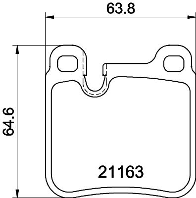 Brake Pad Set, disc brake HELLA PAGID 8DB 355 008-491