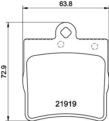 HELLA PAGID 8DB 355 008-961 Brake Pad Set, disc brake