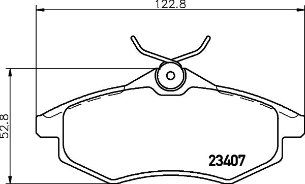 HELLA PAGID 8DB 355 010-161 Brake Pad Set, disc brake