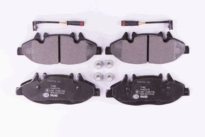 Brake Pad Set, disc brake HELLA PAGID 8DB 355 010-651