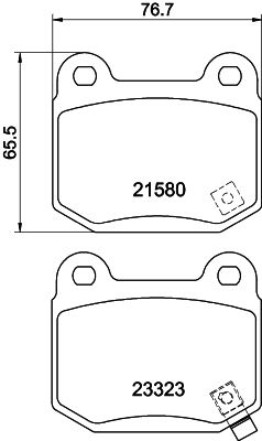 Brake Pad Set, disc brake HELLA PAGID 8DB 355 010-691