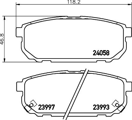 HELLA PAGID 8DB 355 010-871 Brake Pad Set, disc brake