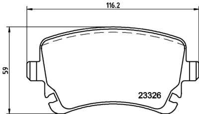 Brake Pad Set, disc brake HELLA PAGID 8DB 355 010-971