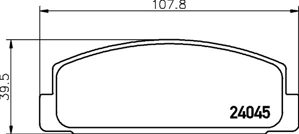 HELLA PAGID 8DB 355 011-131 Brake Pad Set, disc brake