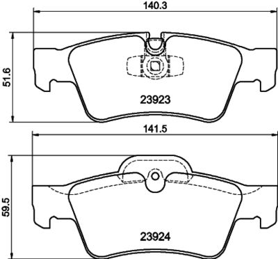 Brake Pad Set, disc brake HELLA PAGID 8DB 355 011-421