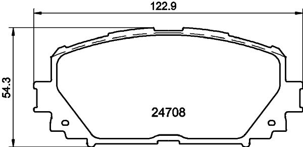 HELLA PAGID 8DB 355 013-901 Brake Pad Set, disc brake